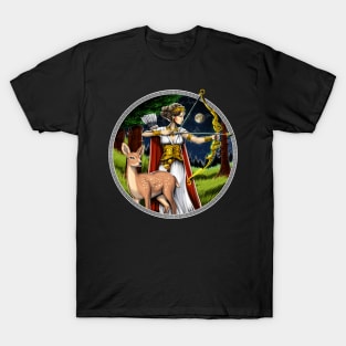 Artemis Greek Hunter Goddess T-Shirt